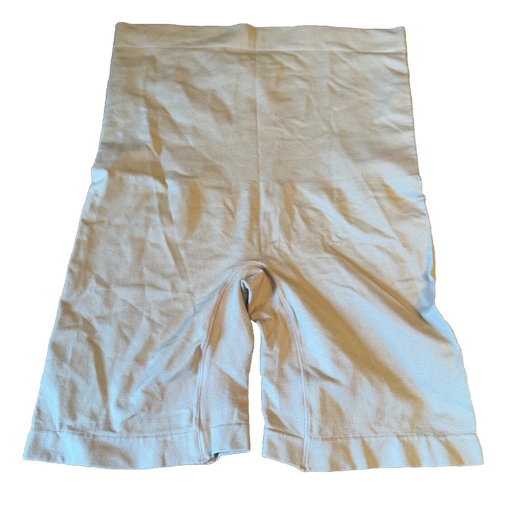 Yummie Nude Seamless Shapewear Shaping Boyshort Boy Short Long Size L /XL NWOT